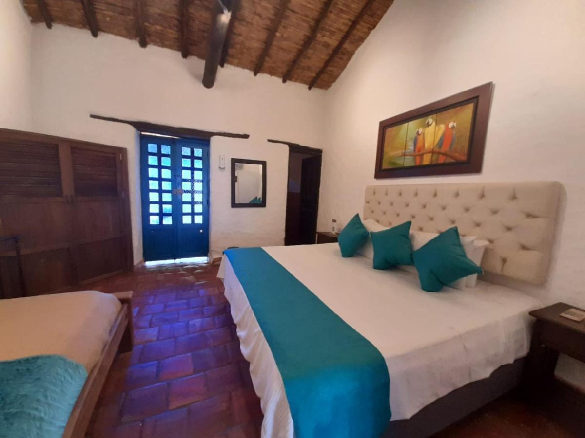 Hotel Santos De Piedra - Maranatha Barichara Exteriör bild