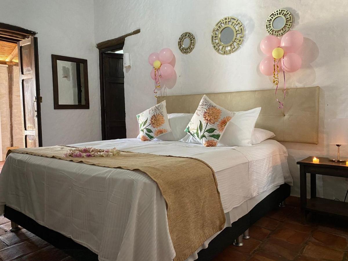 Hotel Santos De Piedra - Maranatha Barichara Exteriör bild