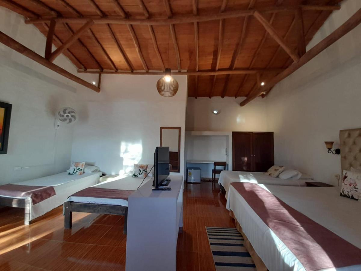 Hotel Santos De Piedra - Maranatha Barichara Exteriör bild