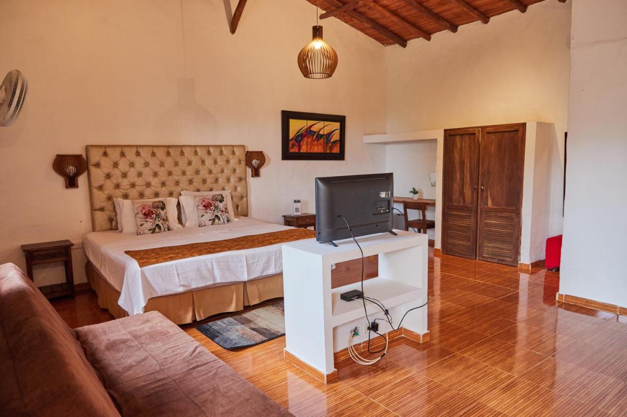 Hotel Santos De Piedra - Maranatha Barichara Exteriör bild